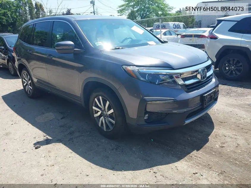 2020 Honda Pilot Awd Ex-L VIN: 5FNYF6H50LB044073 Lot: 45564107