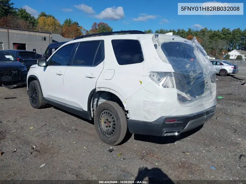 5FNYG1H82RB032008 2024 Honda Pilot Elite