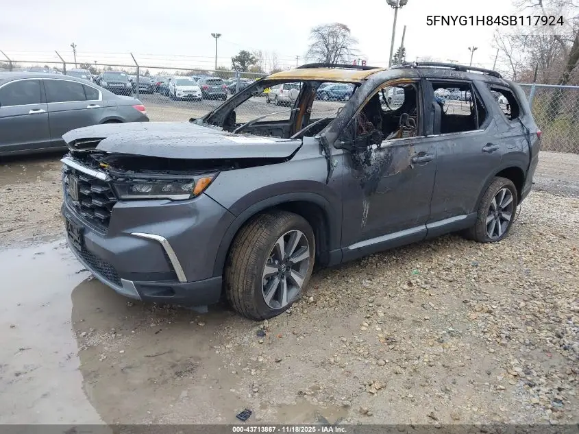 5FNYG1H84SB117924 2025 Honda Pilot Elite