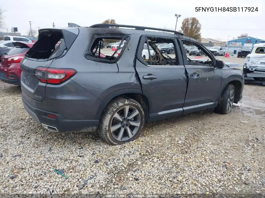 5FNYG1H84SB117924 2025 Honda Pilot Elite