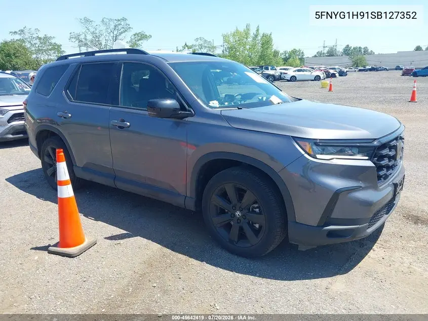 2025 Honda Pilot Black Edition VIN: 5FNYG1H91SB127352 Lot: 45642419