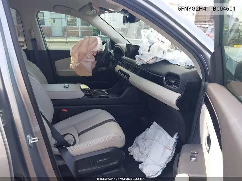 2026 Honda Pilot Ex-L VIN: 5FNYG2H41TB004601 Lot: 45624915