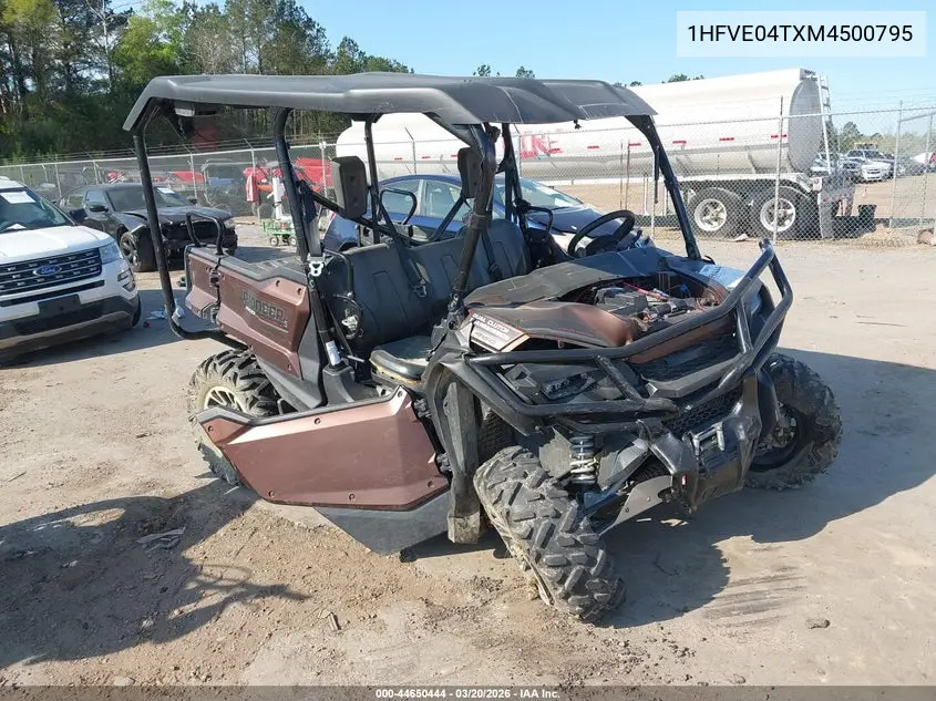 2021 Honda Sxs1000 M5 VIN: 1HFVE04TXM4500795 Lot: 44650444