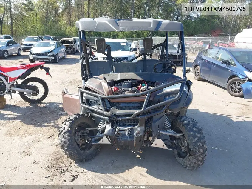 2021 Honda Sxs1000 M5 VIN: 1HFVE04TXM4500795 Lot: 44650444