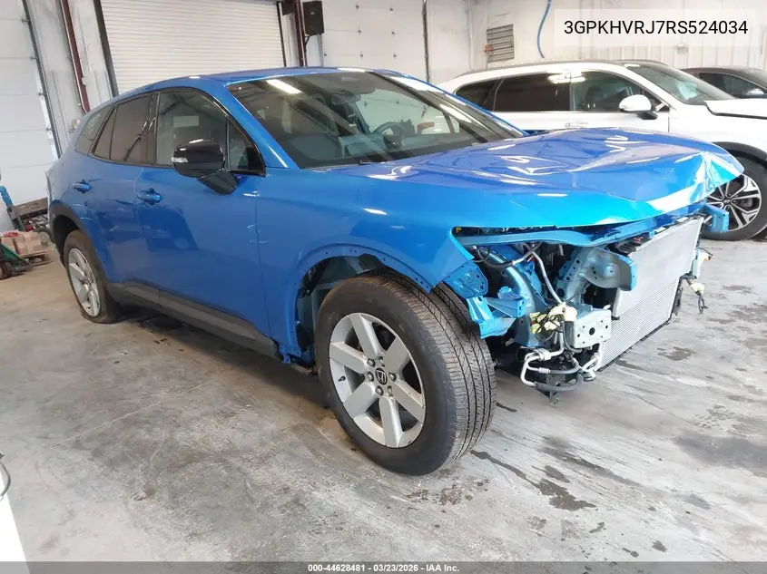 2024 Honda Prologue Ex VIN: 3GPKHVRJ7RS524034 Lot: 44628481