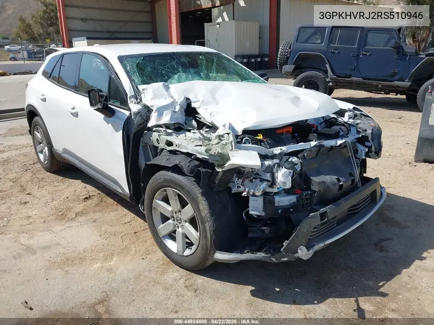 2024 Honda Prologue Ex VIN: 3GPKHVRJ2RS510946 Lot: 44934408