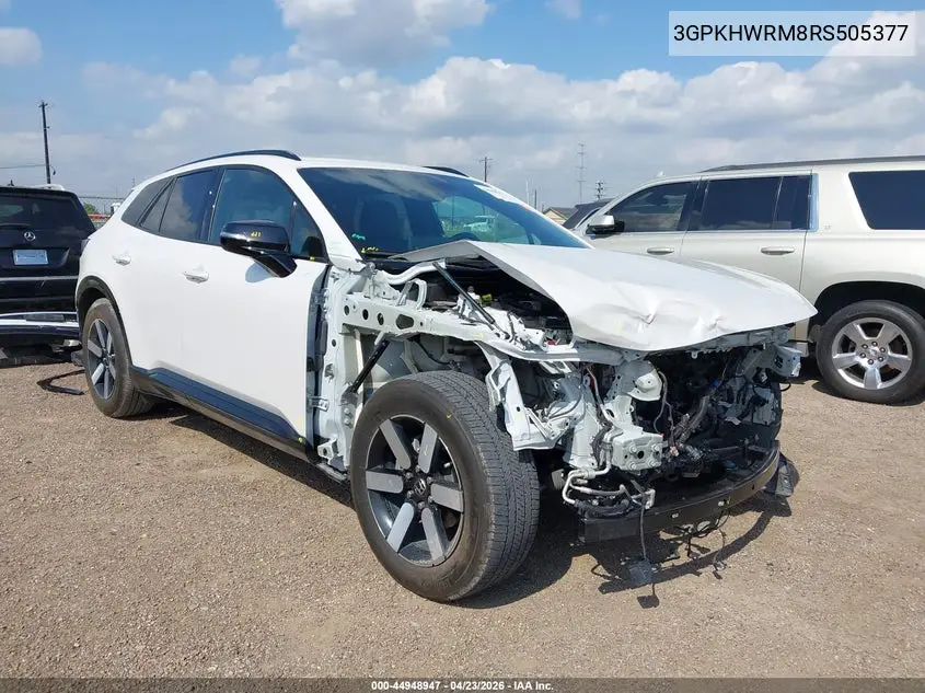 2024 Honda Prologue Touring VIN: 3GPKHWRM8RS505377 Lot: 44948947