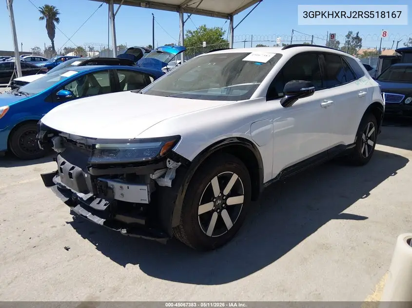 2024 Honda Prologue Touring VIN: 3GPKHXRJ2RS518167 Lot: 45067383