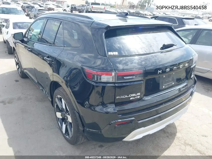 2024 Honda Prologue Elite VIN: 3GPKHZRJ8RS540458 Lot: 45237249