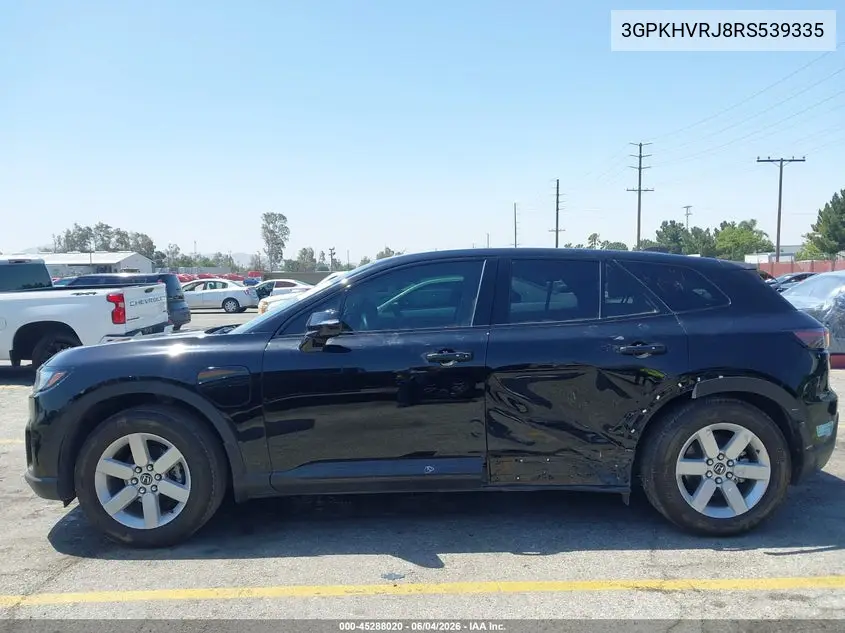 2024 Honda Prologue Ex VIN: 3GPKHVRJ8RS539335 Lot: 45288020