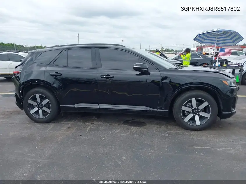 2024 Honda Prologue Touring VIN: 3GPKHXRJ8RS517802 Lot: 45290246