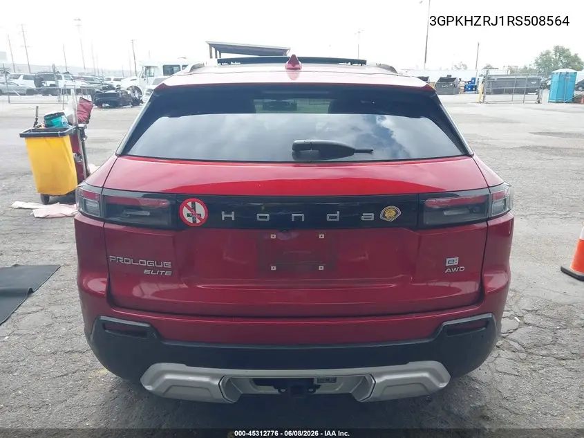 2024 Honda Prologue Elite VIN: 3GPKHZRJ1RS508564 Lot: 45312776