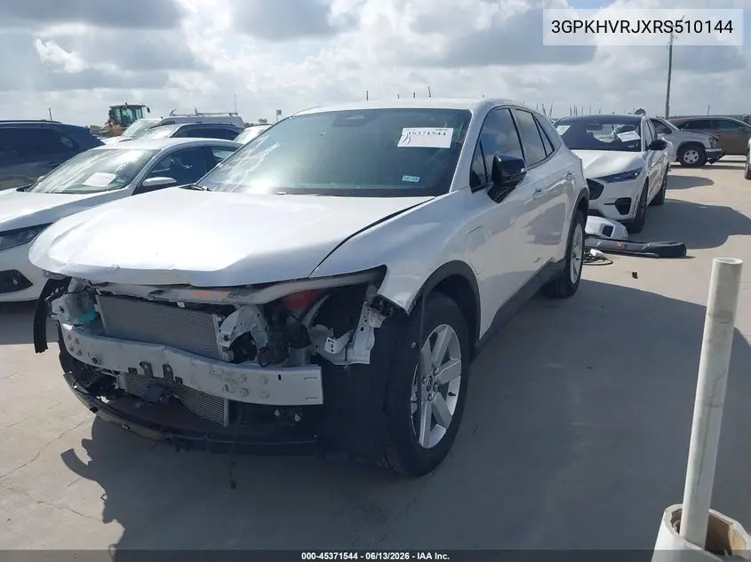 2024 Honda Prologue Ex VIN: 3GPKHVRJXRS510144 Lot: 45371544