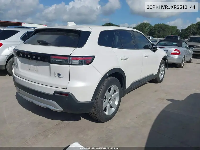 2024 Honda Prologue Ex VIN: 3GPKHVRJXRS510144 Lot: 45371544