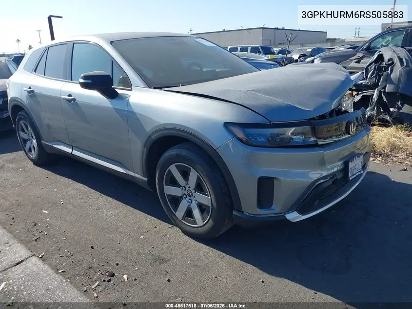 2024 Honda Prologue Ex VIN: 3GPKHURM6RS505883 Lot: 45517518
