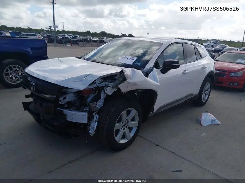 2025 Honda Prologue Ex VIN: 3GPKHVRJ7SS506526 Lot: 45343100