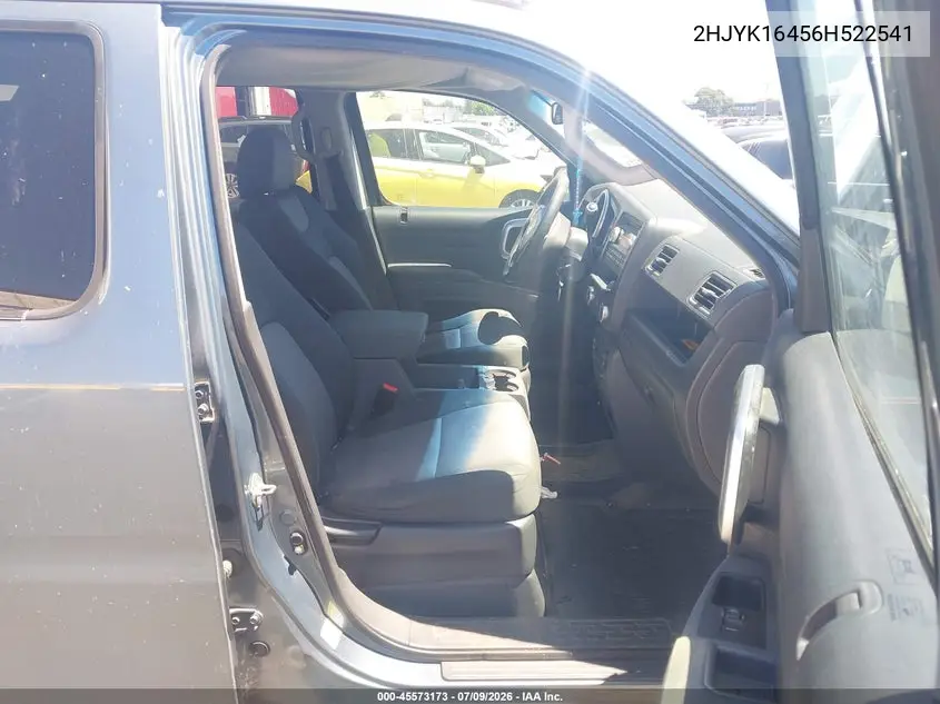 2006 Honda Ridgeline Rts VIN: 2HJYK16456H522541 Lot: 45573173