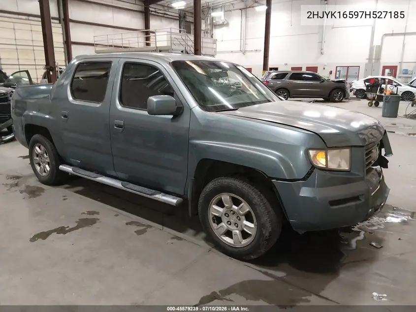 2007 Honda Ridgeline Rtl VIN: 2HJYK16597H527185 Lot: 45579239