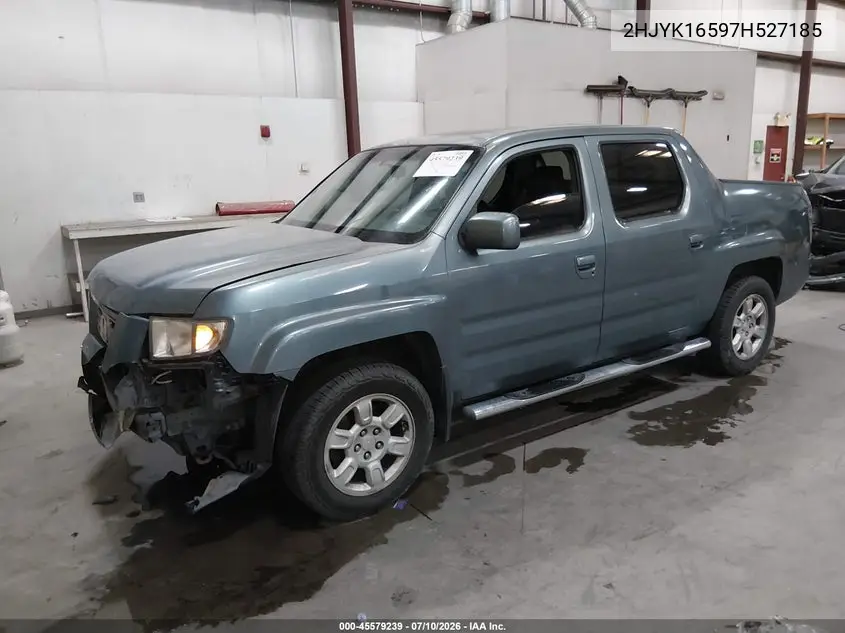 2007 Honda Ridgeline Rtl VIN: 2HJYK16597H527185 Lot: 45579239