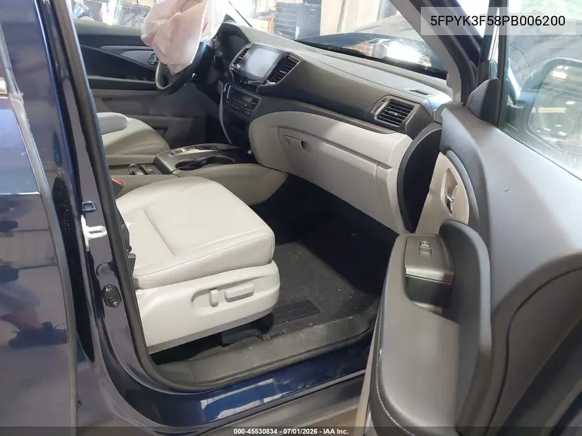 2023 Honda Ridgeline Rtl VIN: 5FPYK3F58PB006200 Lot: 45530834