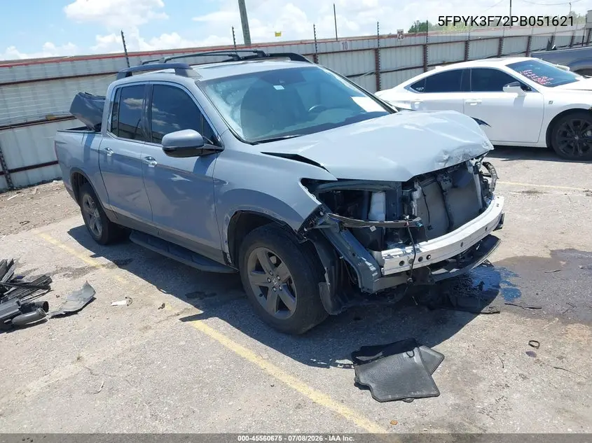 2023 Honda Ridgeline Rtl-E VIN: 5FPYK3F72PB051621 Lot: 45560675