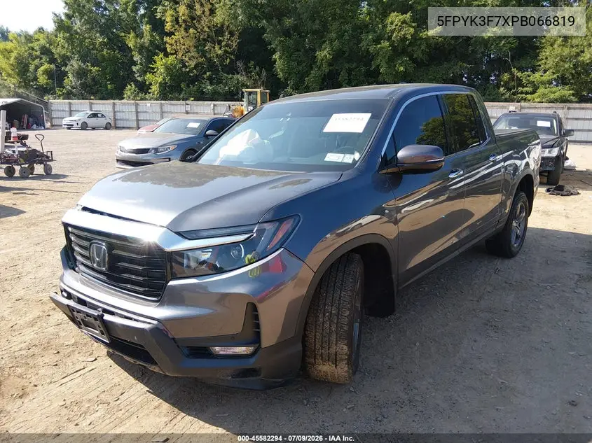 2023 Honda Ridgeline Rtl-E VIN: 5FPYK3F7XPB066819 Lot: 45582294