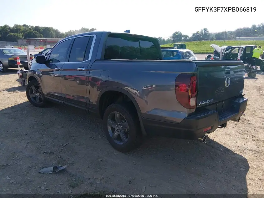2023 Honda Ridgeline Rtl-E VIN: 5FPYK3F7XPB066819 Lot: 45582294