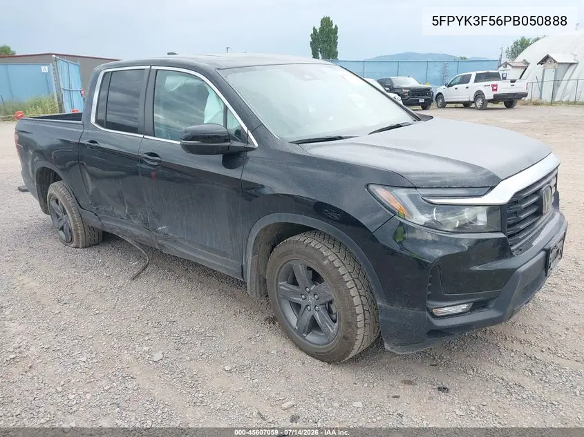 2023 Honda Ridgeline Rtl VIN: 5FPYK3F56PB050888 Lot: 45607059