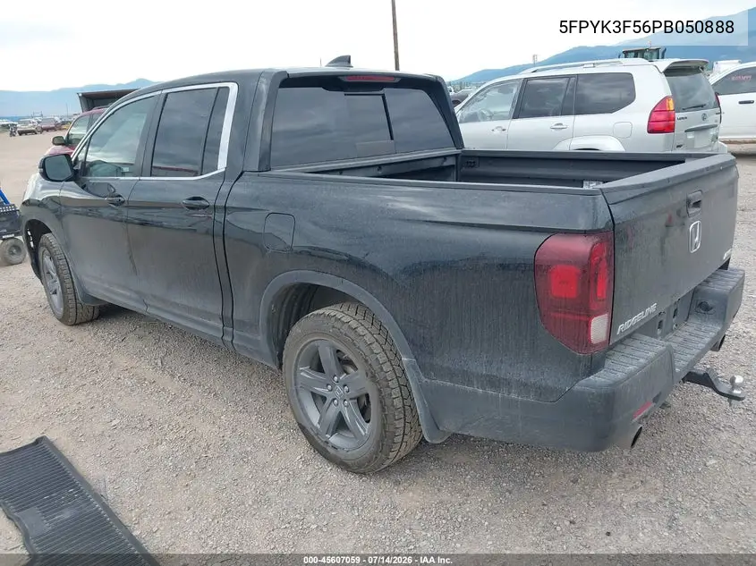 2023 Honda Ridgeline Rtl VIN: 5FPYK3F56PB050888 Lot: 45607059