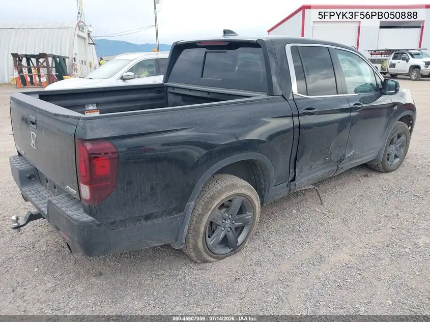 2023 Honda Ridgeline Rtl VIN: 5FPYK3F56PB050888 Lot: 45607059
