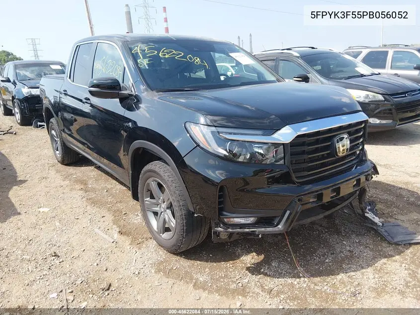 2023 Honda Ridgeline Rtl VIN: 5FPYK3F55PB056052 Lot: 45622084