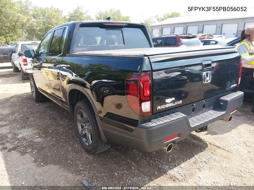 2023 Honda Ridgeline Rtl VIN: 5FPYK3F55PB056052 Lot: 45622084