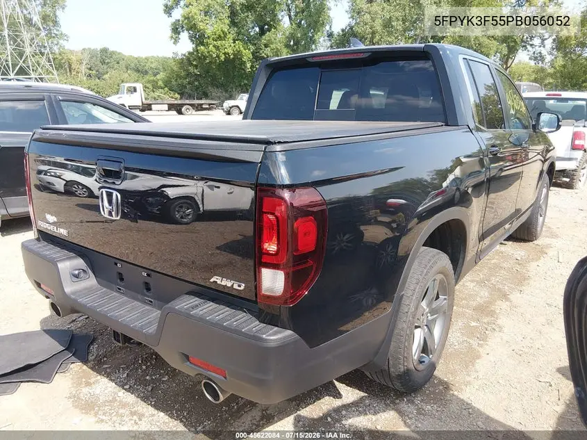 2023 Honda Ridgeline Rtl VIN: 5FPYK3F55PB056052 Lot: 45622084