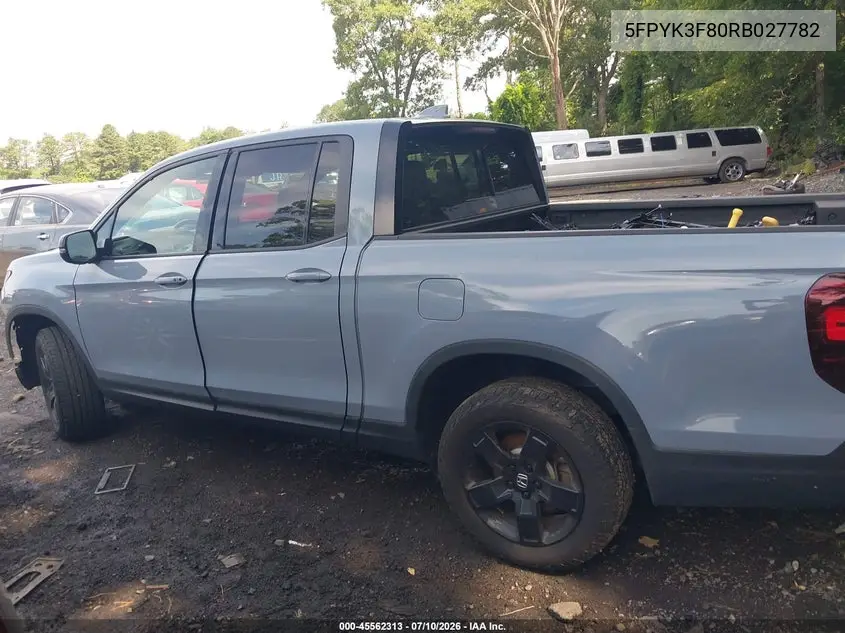 2024 Honda Ridgeline Black Edition VIN: 5FPYK3F80RB027782 Lot: 45562313