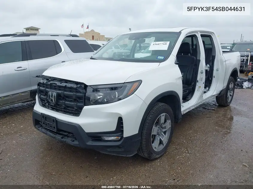 2025 Honda Ridgeline Rtl VIN: 5FPYK3F54SB044631 Lot: 45607768
