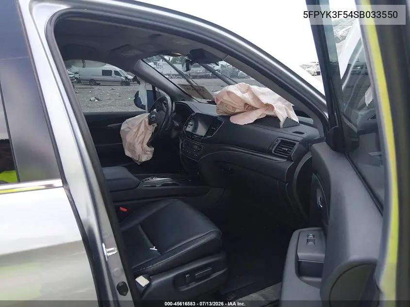 2025 Honda Ridgeline Rtl VIN: 5FPYK3F54SB033550 Lot: 45616583
