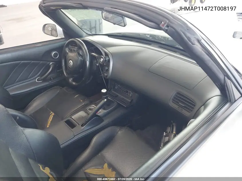 2002 Honda S2000 VIN: JHMAP11472T008197 Lot: 45672462