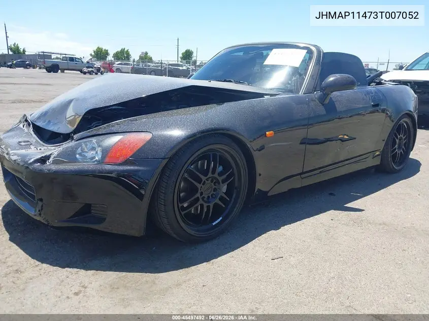 2003 Honda S2000 VIN: JHMAP11473T007052 Lot: 45497492