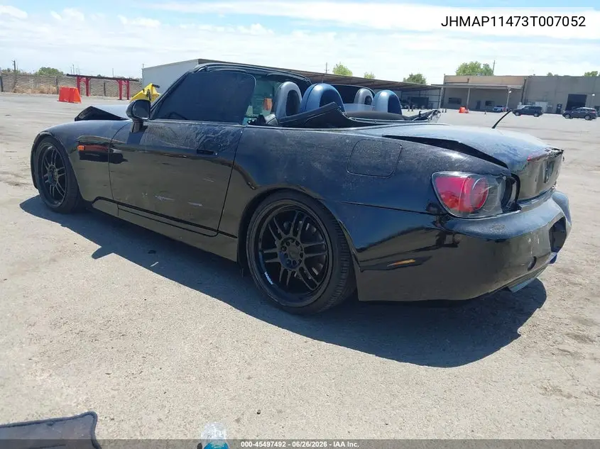 2003 Honda S2000 VIN: JHMAP11473T007052 Lot: 45497492