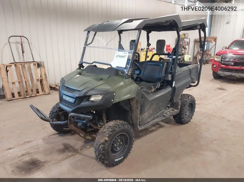 2014 Honda Sxs700 VIN: 1HFVE0209E4006292 Lot: 45105404