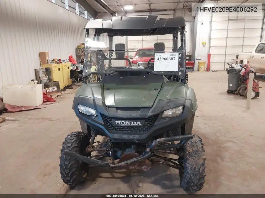 2014 Honda Sxs700 VIN: 1HFVE0209E4006292 Lot: 45105404