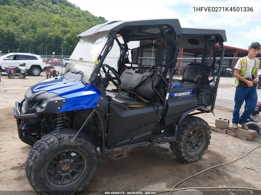 2019 Honda Sxs700 M4 VIN: 1HFVE0271K4501336 Lot: 45445175