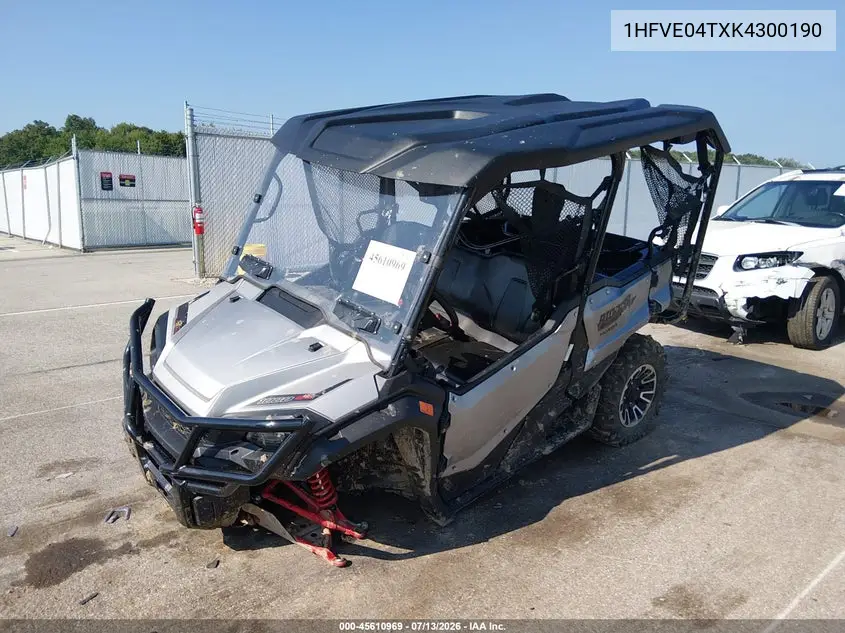 2019 Honda Sxs1000 M5 VIN: 1HFVE04TXK4300190 Lot: 45610969
