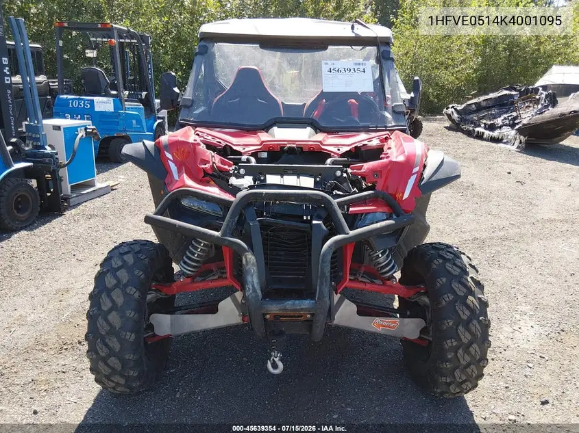 2019 Honda Sxs1000 S2X VIN: 1HFVE0514K4001095 Lot: 45639354