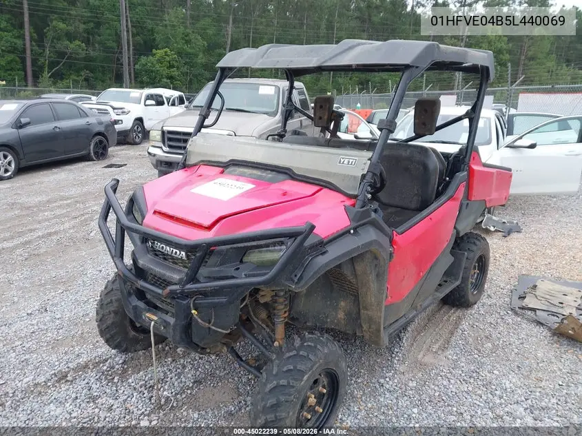 2020 Honda Sxs1000 VIN: 01HFVE04B5L440069 Lot: 45022239