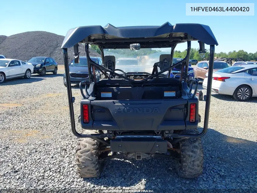 2020 Honda Sxs1000 M5 VIN: 1HFVE0463L4400420 Lot: 45268581