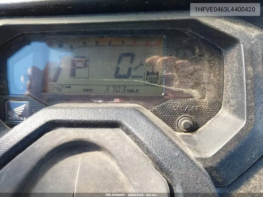 2020 Honda Sxs1000 M5 VIN: 1HFVE0463L4400420 Lot: 45268581