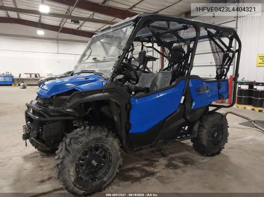 2020 Honda Sxs1000 M5 VIN: 1HFVE0423L4404321 Lot: 45312327