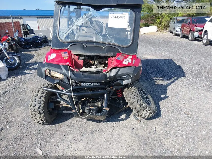 2020 Honda Sxs700 M4 VIN: 1HFVE0276L4600414 Lot: 45445082