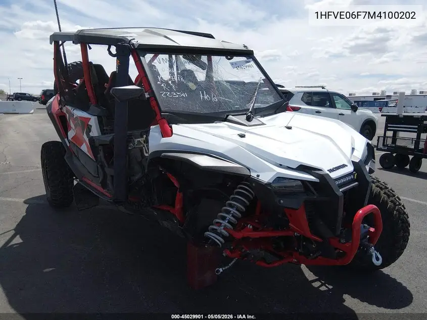 2021 Honda Sxs1000 S4X VIN: 1HFVE06F7M4100202 Lot: 45029901